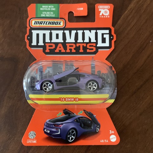 Matchbox '16 BMW I8 Spielzeugauto – Mit Beweglichen Teilen, Maßstab 1:64, Ideal Für Sammler & Kinder