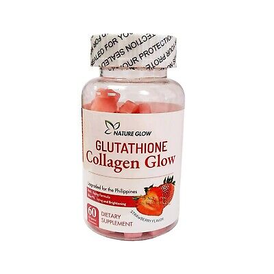Nature Glow Glutathione Collagen - Strawberry Flavor, 60 