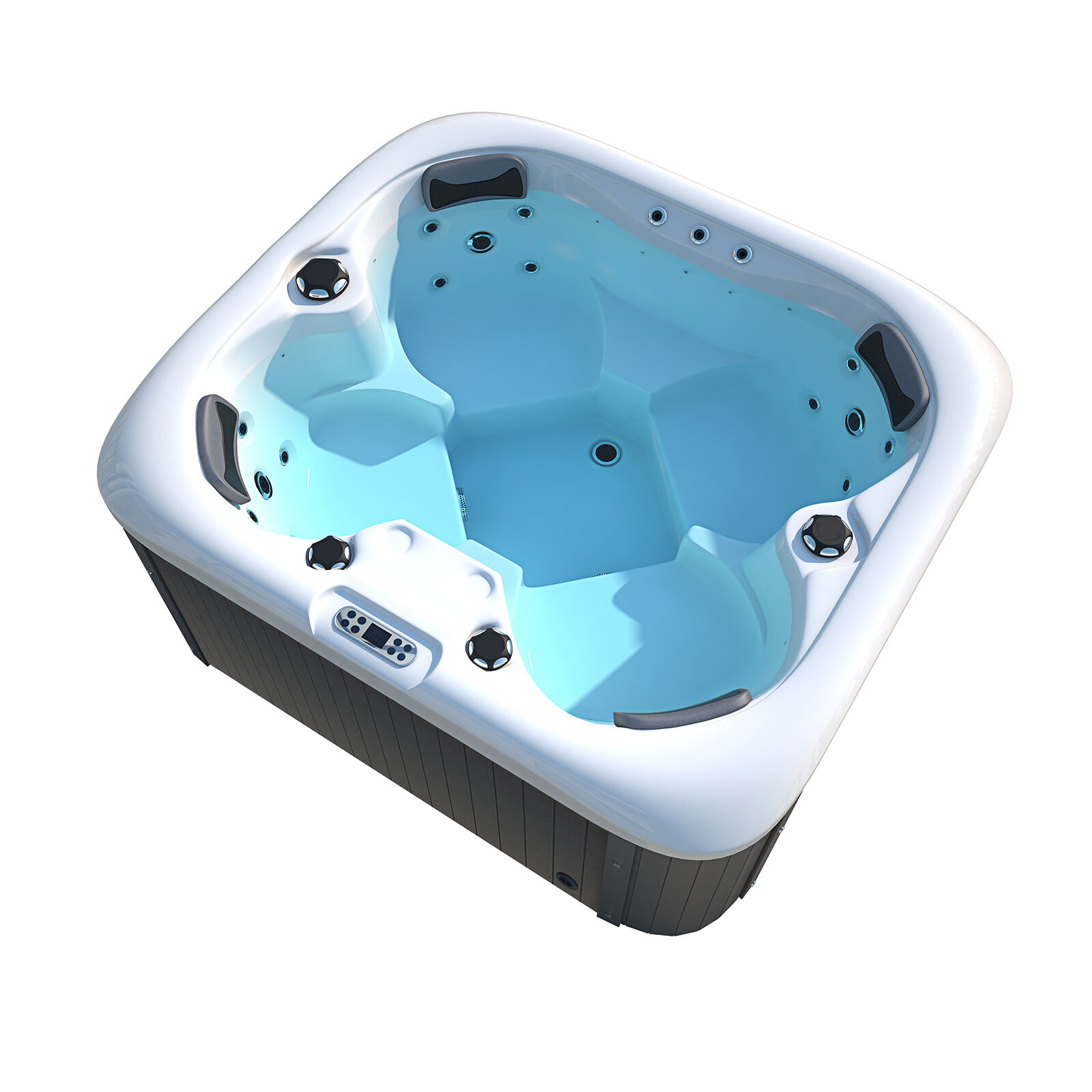 HOME DELUXE Whirlpool Outdoor Aussenwhirlpool Hot Tub Spa Pool Heizung Acryl 