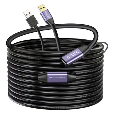 USB 20 A Male to A Female Active Repeater Extension Cable 60ft High Speed 48