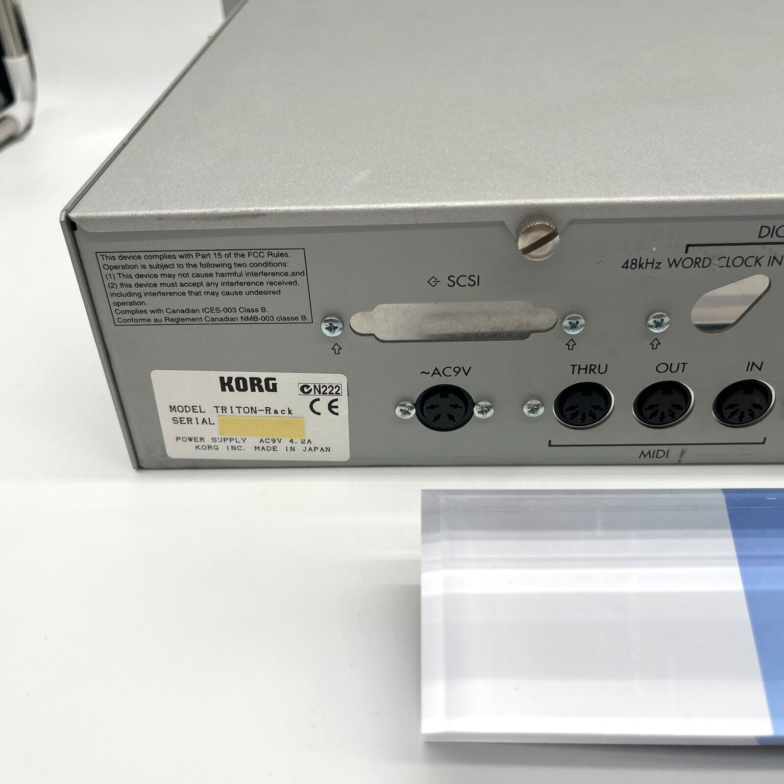 TRITON RACK EXB-PCM（3番、5番） 2枚付属 音源モジュール KORG