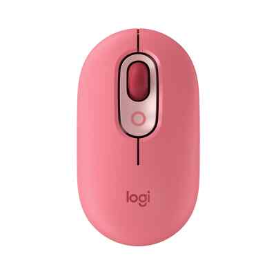 Logitech - POP Mouse Bluetooth Optical Ambidextrous Mouse with Customizable E...