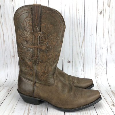 Cuban heel sales cowboy boots mens