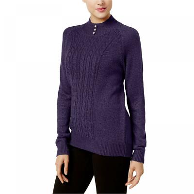 NWT Karen Scott Petite Marled Cable Knit Sweater PP PS PM PL PXL