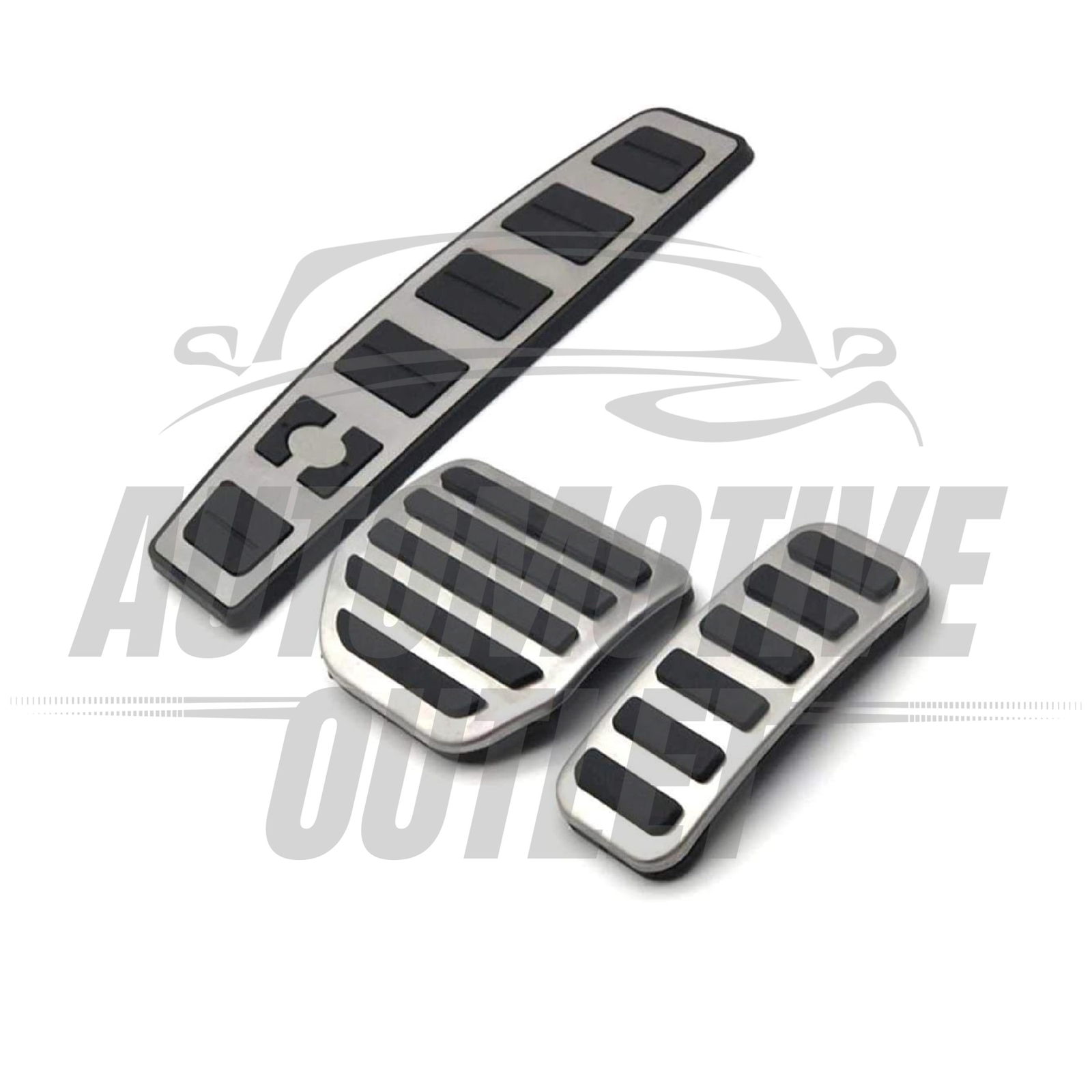 FOOTREST BRAKE GAS PEDALS COVER RUBBER ALLOY FOR RANGEROVER SPORT DISCOVERY 3 4 4