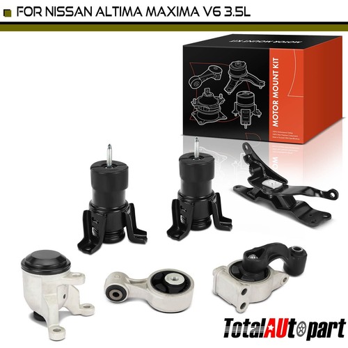 Cooper Bussmann Electrical Transformers Complete 4-Piece Engine & Transmission Mount Set For 2007-2016 Nissan Altima 2.5L With CVT/Auto (Part Kit A4339) Engine Mounts - Foto 8