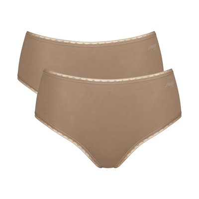 Sloggi Ladies Briefs High Waist, 2er Pack - Go High Waist C2P, Underwear, Under