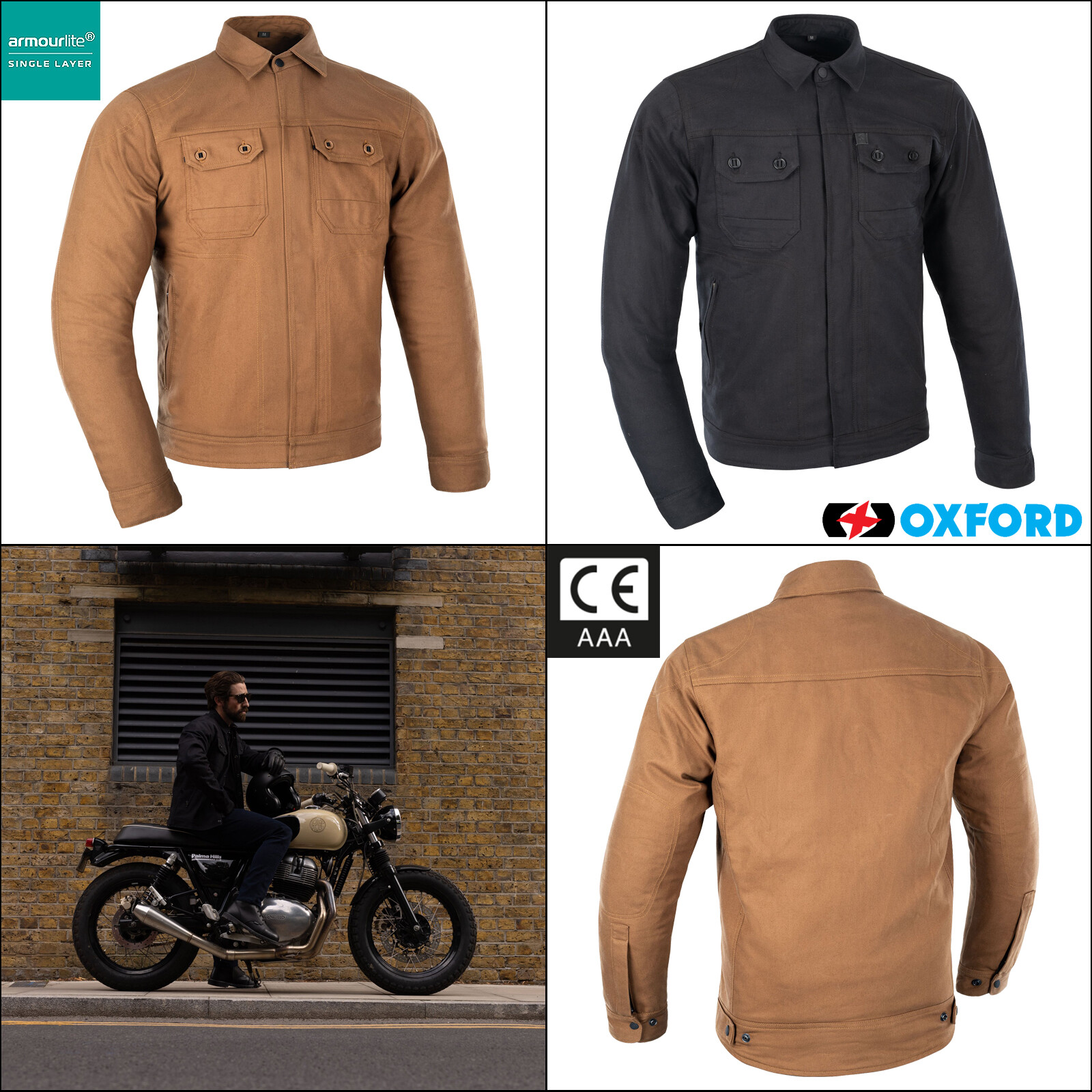 Oxford Heist Original Approved Track CE AAA Motorcycle Oxford Heist Original Approved Track CE AAA Motorcycle
