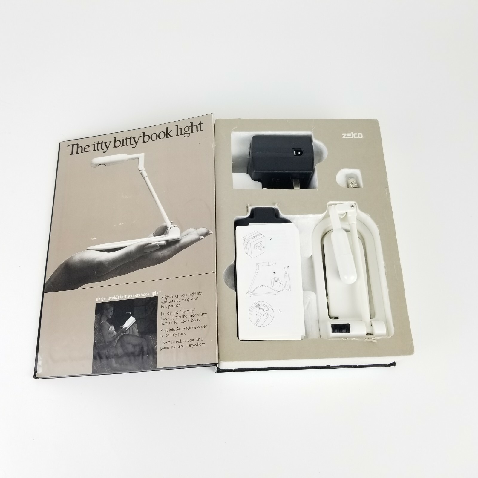 The Itty Bitty Book Light Vintage Never Used Unit Tested Zelco Original