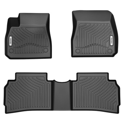OEDRO All Weather Floor Mats for 2016-2024 Chevy Malibu 3D TPE Rubber Liners Set