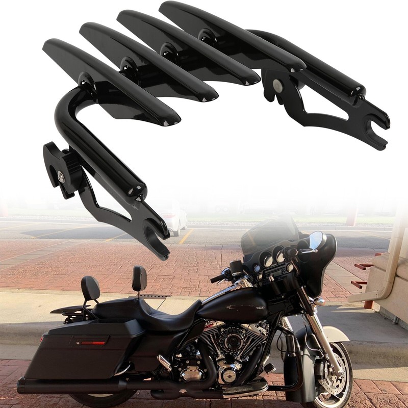 For Harley Road Street Glide Special Detachable Stealth Mounting Luggage Rack