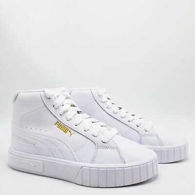 *NEW* Women PUMA Cali Star MID Trainer White (380683 01), Sz 5.5 - 9.0