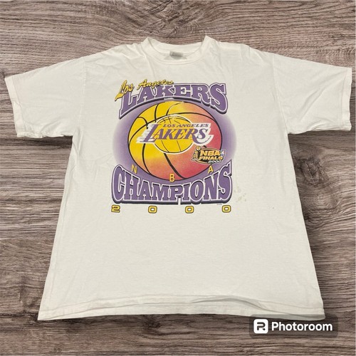 Vintage 2000 Y2K Los Angeles Lakers Champions NBA Finals T