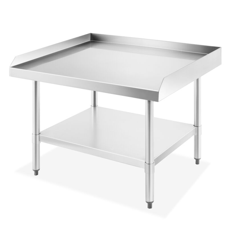 Stainless Steel 36" x 30" Restaurant Equipment Stand Grill Table w/ Undershelf