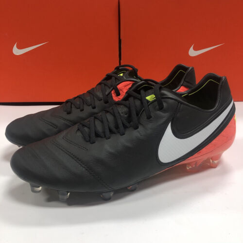 Nike Tiempo Legend VI FG 819177-018 K-Leather Black Soccer Nike Tiempo Legend VI FG 819177-018 K-Leather Black Soccer
