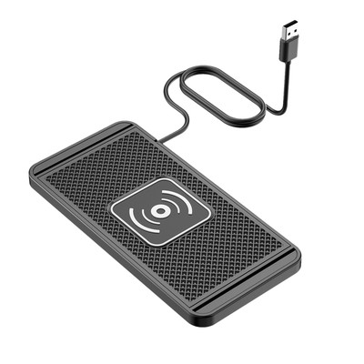 Car Wireless Fast Charging Charger Mat Non-Slip Pad Holder For Smart Phones
