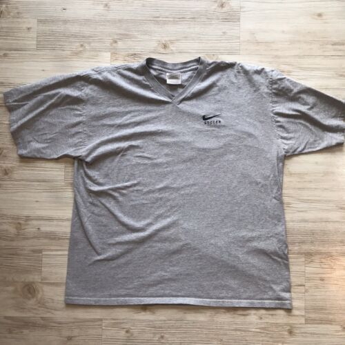 Vintage 1990s Nike Soccer Gray T Shirt White Tag XL Chest Vintage 1990s Nike Soccer Gray T Shirt White Tag XL Chest