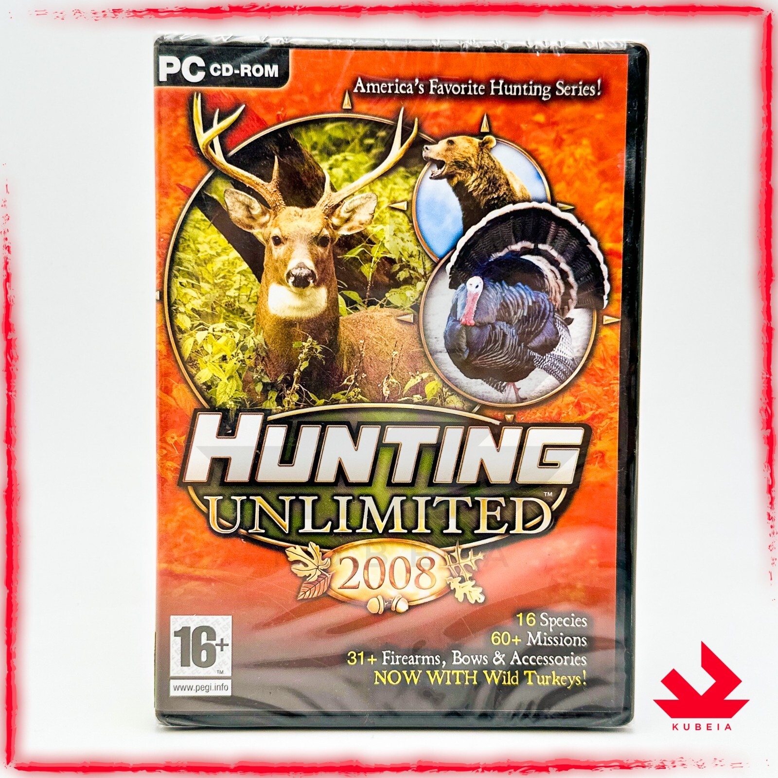 HUNTING UNLIMITED 2008 – NUOVO SIGILLATO – ITALIANO – PC COMPUTER CACCIA VINTAGE