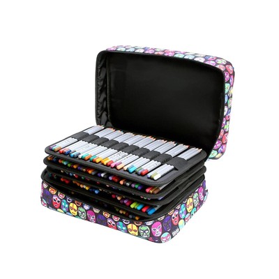 Lbxgap Portable Colored Pencil Case 360 Slots Pencil or 240 Gel Pen Large Cap...