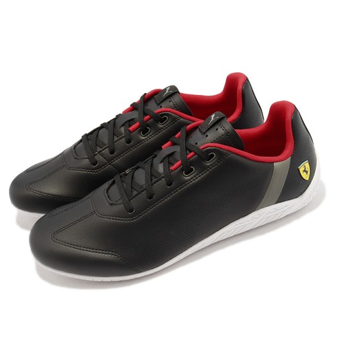 Мужские кроссовки Puma Ferrari RDG Cat Black White Rosso Corsa 307236-01