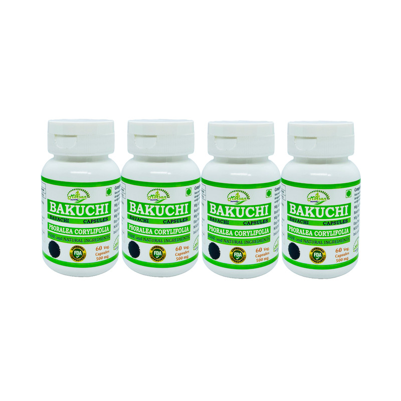 Bakuchi (Psoralea Corylifolia) Kapseln FÃ¼R Gesunde Haut & Pigmentierungsunter...