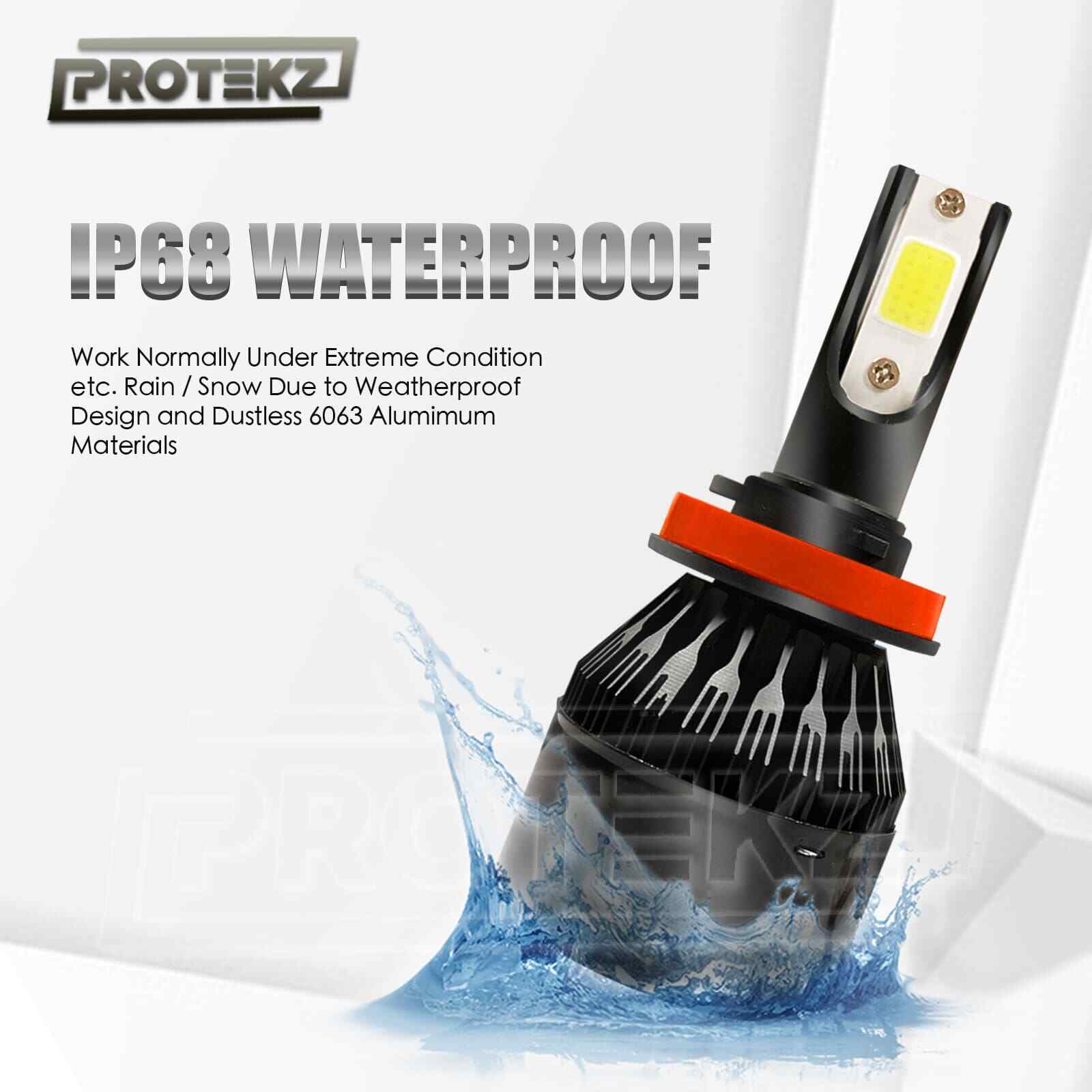 Protekz LED Light Bulb Kit 9005 9006 H11 for 1990-2017 Honda Accord
