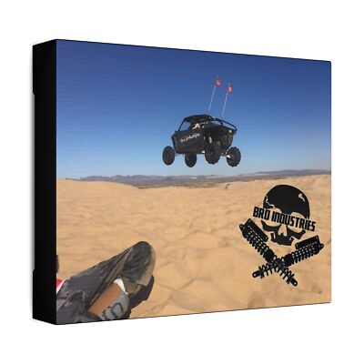 Bro Industries SXS Glamis Jump Stretched Canvas