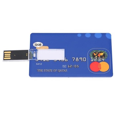 Clé USB 32 Go en Forme de Carte U, Disque Flash Portable pour Ordinateur