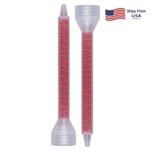 50Pcs Mixing Nozzles Adhesive Dispenser Plastic Static For 7oz 10oz Cartridge