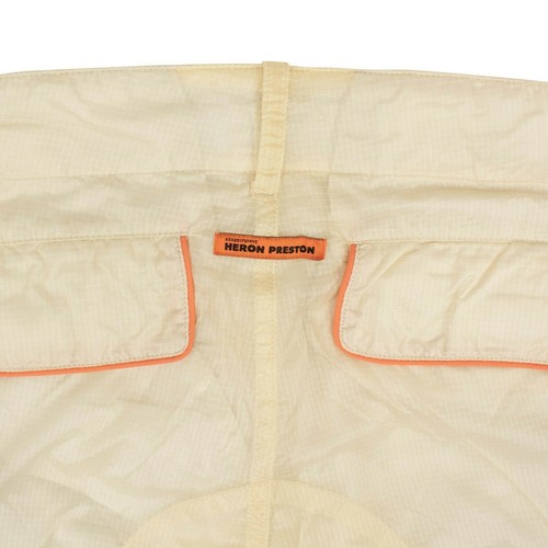 Pre-owned Heron Preston Beige Parachute Cargo Pants Size S $985