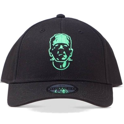 Difuzed Unisex Adult Frankestein Adjustable Stapback Baseball Hat Cap Black