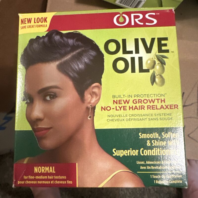 ORS New Growth No-Lye Hair Relaxer Extra Strength Box Kit - 01/2026 New