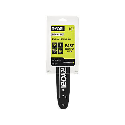 Ryobi 10 Titanium Chainsaw Chain Bar Combo eBay