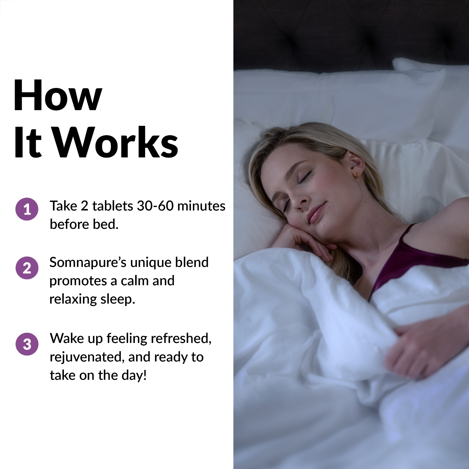 Force Factor Somnapure Melatonin 3mg Natural Sleep Aid