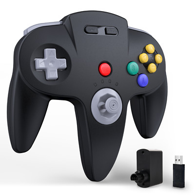 Wireless N64/SNES /GAMECUBE Wii Controller for Switch PC MAC/Console 2 Receiver