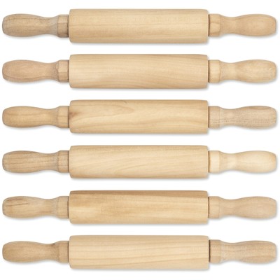- Mini Wooden Rolling Pin with a coating, this non stick rolling pin can be u...