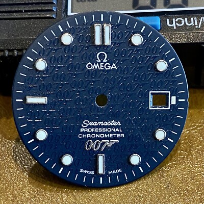 Minty BLUE Dial For Omega James Bond 007 SeaMaster Professional Fits Miyota 8200