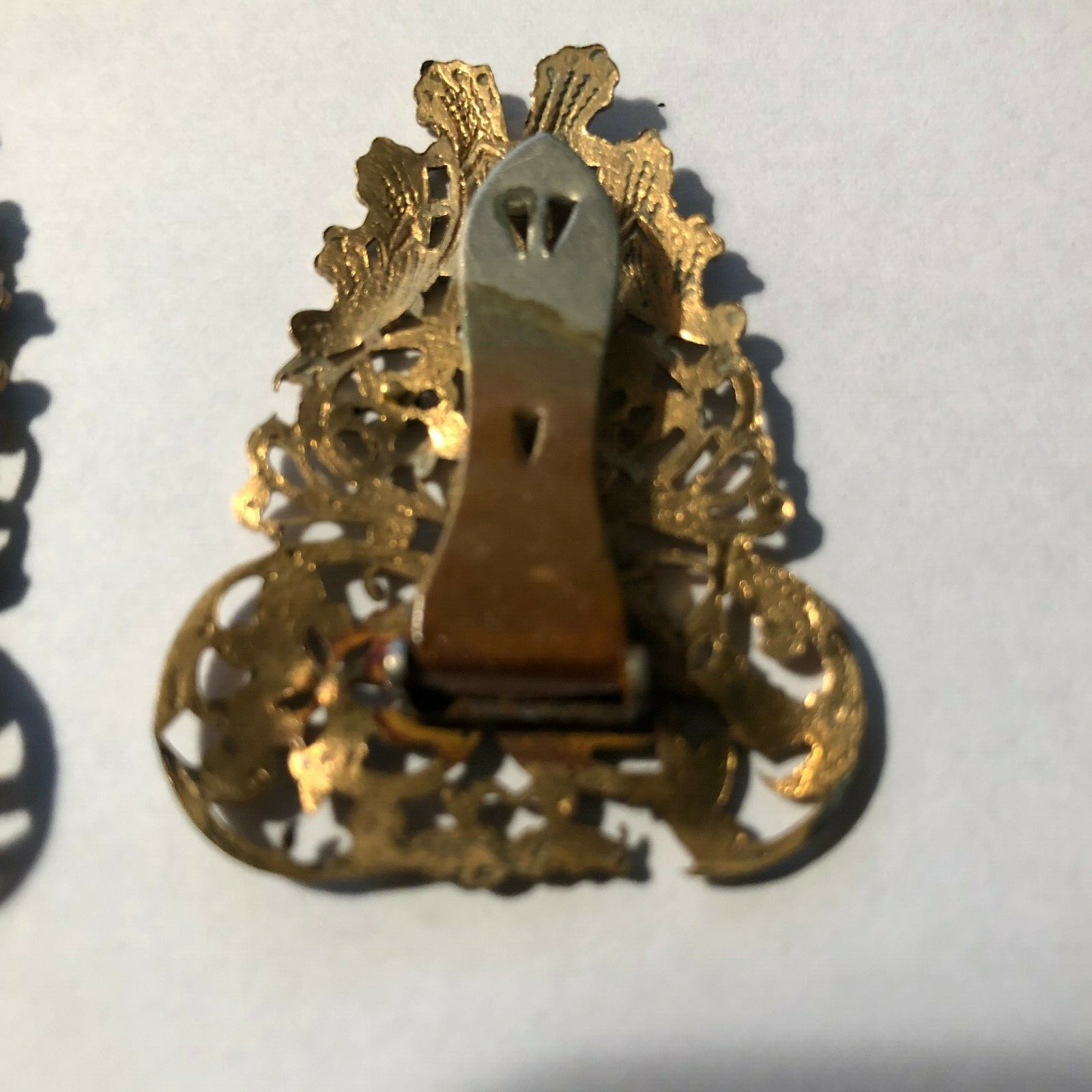 Vintage Ladies Shoe Buckles Metal