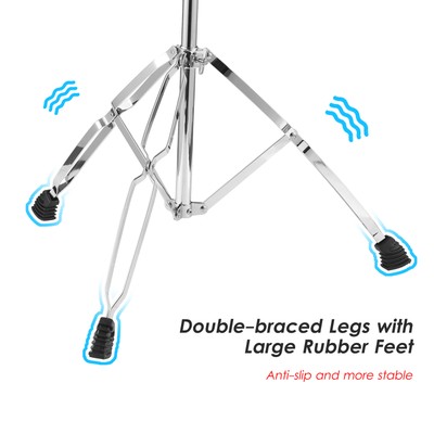 Cymbal Boom Stand Pack Straight Drum Hardware Percussion Holder Mount Stand Q8D1
