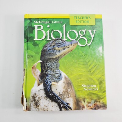 Biology Teacher's Edition McDougal Littell 2008 Hardcover Homeschool