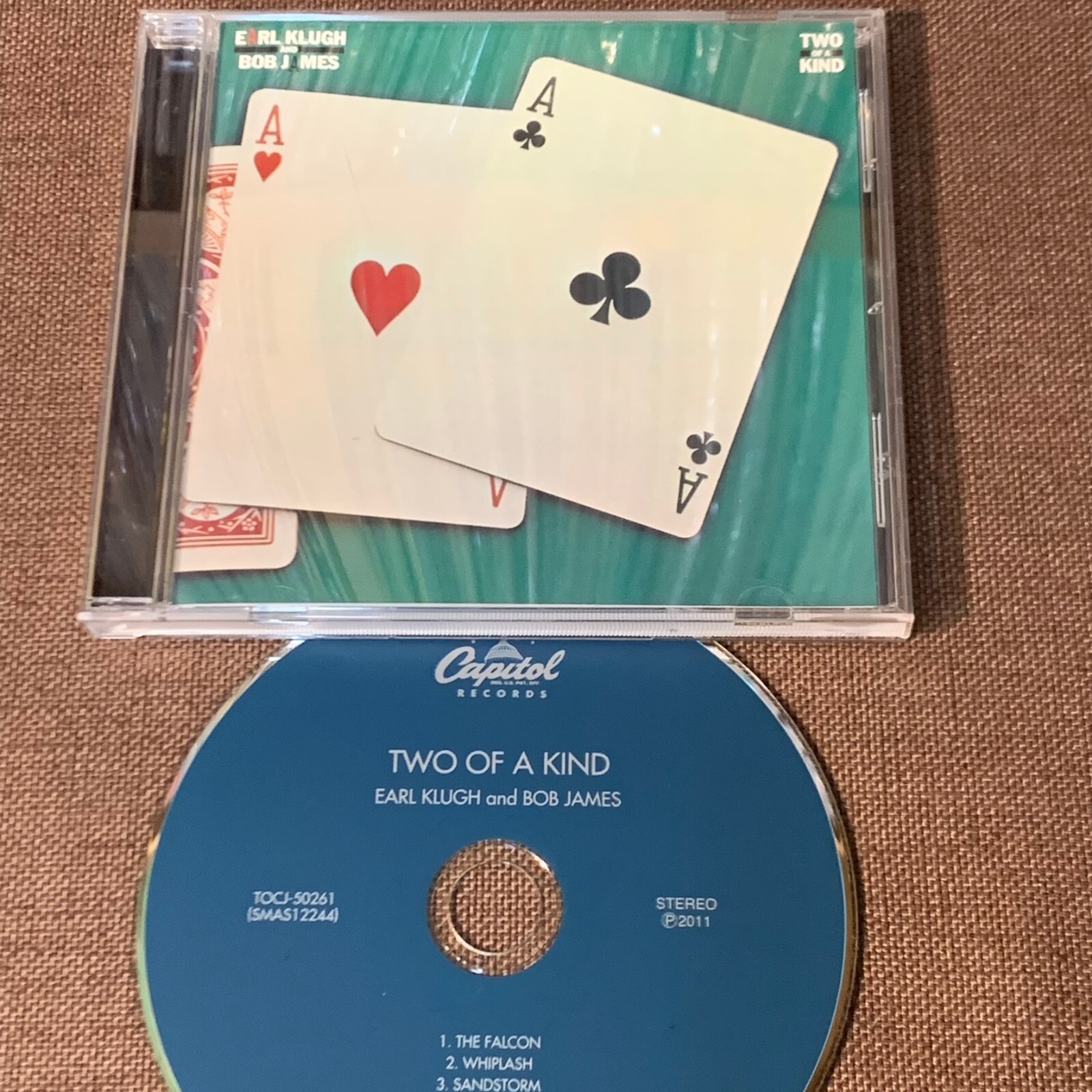 EARL KLUGH & BOB JAMES Two of A Kind JAPAN CD TOCJ-50261 999