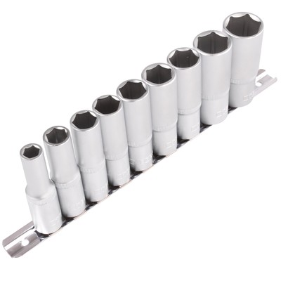 TECPO STECKSCHLÜSSEL SATZ 1/2 ZOLL LANG NÜSSE 10-24 mm STECKNÜSSE KFZ NUSS SET