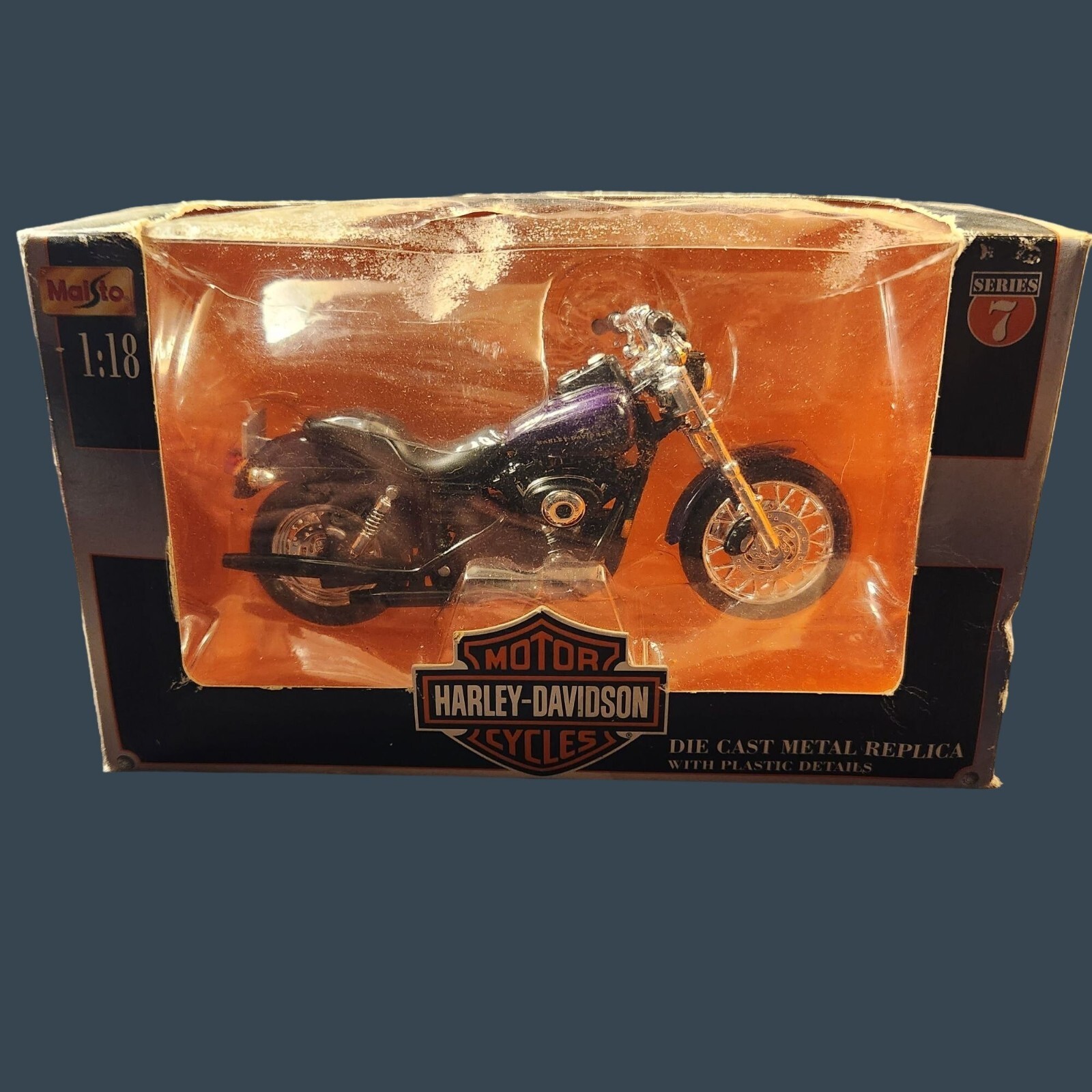 Harley Davidson 1/18 Replica 2000 XL 1200 S Sportster Purple
