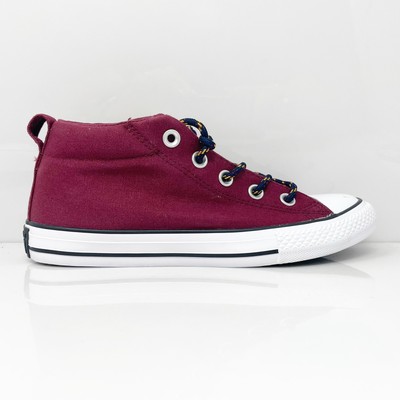 

Кеды Converse Boys Chuck Taylor All Star Street 662339F Red Casual Shoes 3.5, Красный, Chuck Taylor All Star Street Mid