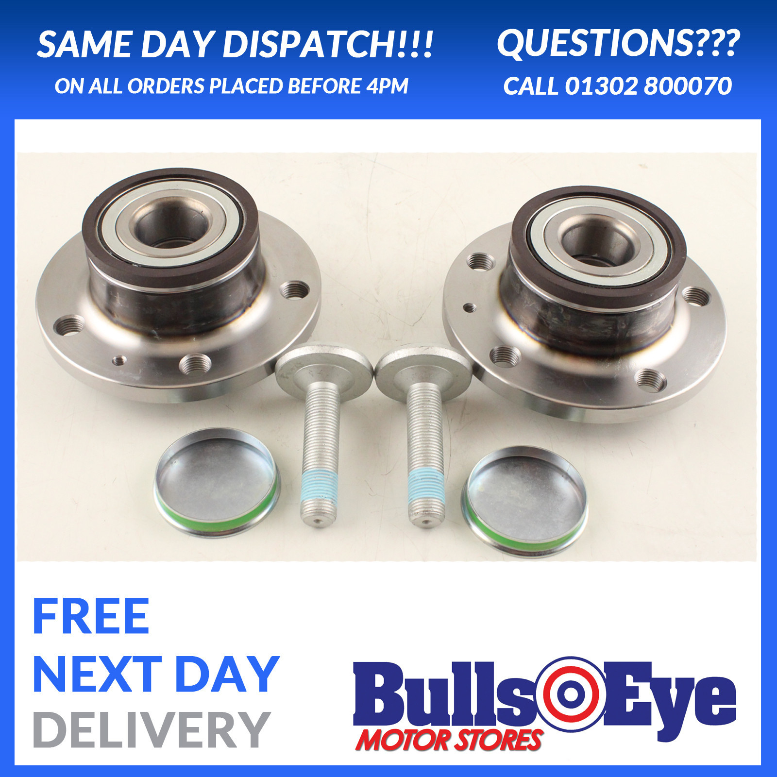 FOR VW GOLF MK5,MK6 X2 REAR WHEEL BEARING + HUB 2003>on BRAND NEW eBay