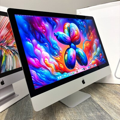 iMac 27 Apple Desktop Pro GFX 2019/2020 3.6Ghz Core i9 4TB SSD Fus 64GB RAM 580X