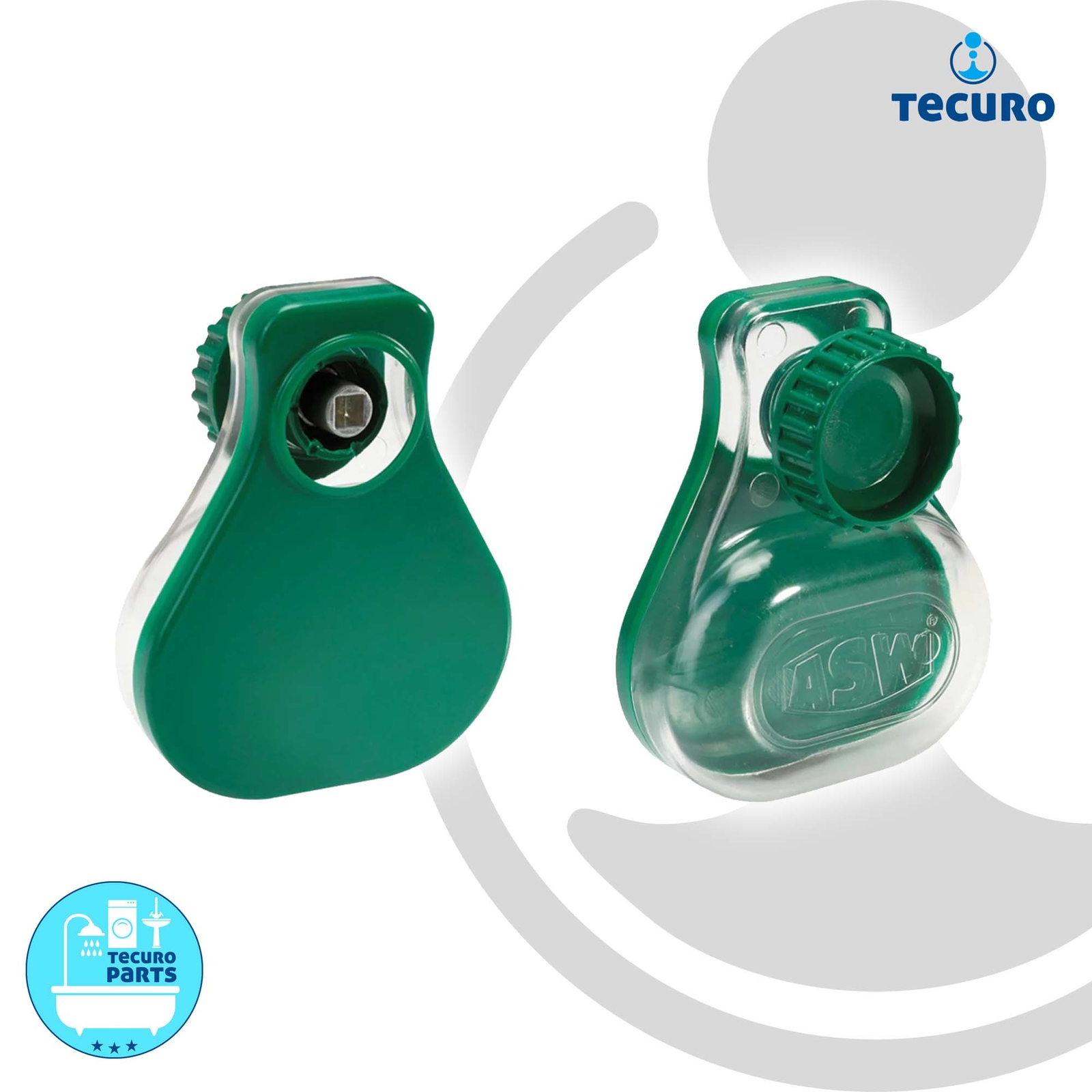 tecuro Heizkörper Entlüfterschlüssel mit Wasserbehälter (Entlüfterschlüssel 5 mm