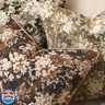 Yangest Neutral Floral Pillow Cover 20 x 20 Inches, Vintage Chenille Square Throw Pillow Cover Soft Decorative Farmhouse Accent Couch Pillow Cover for Living Room Bedroom, Coffee Brown