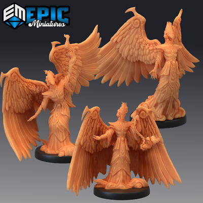 DOMINION ANGEL, Dungeons and Dragons Miniature, D&D Angel, Epic Miniatures