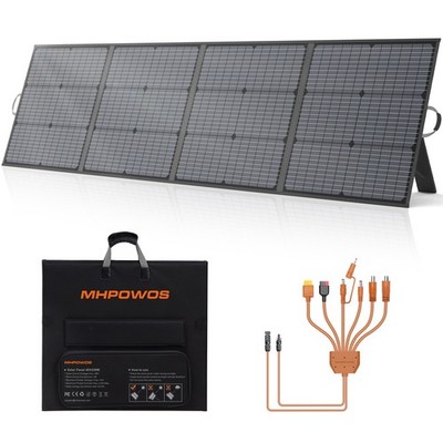MHPOWOS 220W Foldable Solar Panel Kit for Jackery Bluetti Ecoflow Power stations